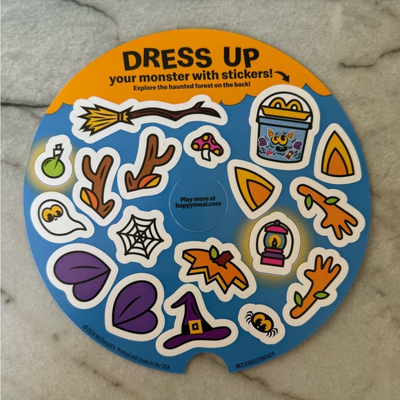 🎃2024 McDONALD'S Halloween Pail Boo Toy Buckets HAPPY MEAL Set Of 2 - Picture 7 of 8